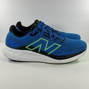 New Balance 680 v8 Running Shoes Sneakers Blue Green Athletic Men's Size 12โ D